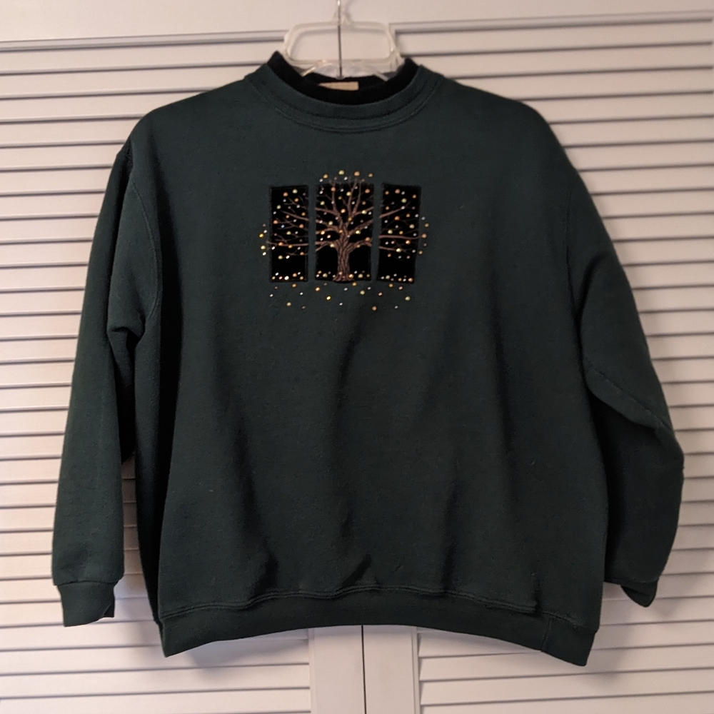 Vintage Top Stitch Fall Crewneck